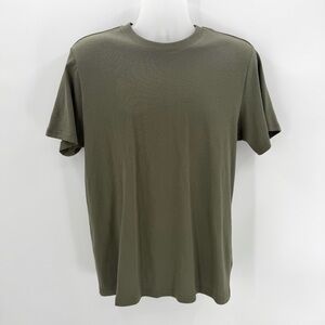 EVERLANE Tshirt Mens M Green Short Sleeve Crewneck Organic Cotton Tee Basic NWT